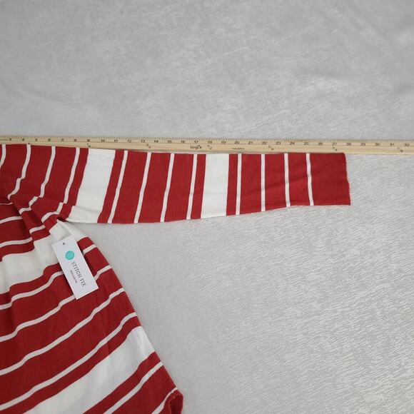 Pink Clover Stitch Fix Valencia orange long sleeve knit top  XXL Office church - Picture 5 of 8